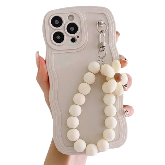 Little Flower Lanyard White Phone Case