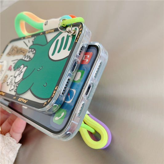 Graffiti Girl Lanyard Phone Case