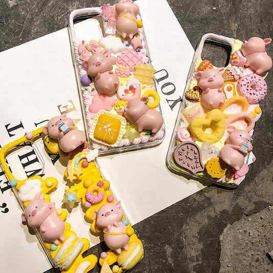 Handmade Cream Gel Phone Case DIY Material Pack