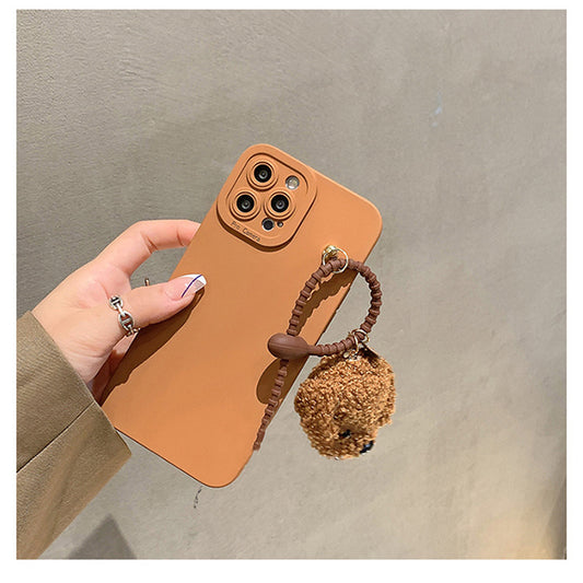 Puppy Pendant Silicone All-Inclusive Phone Case