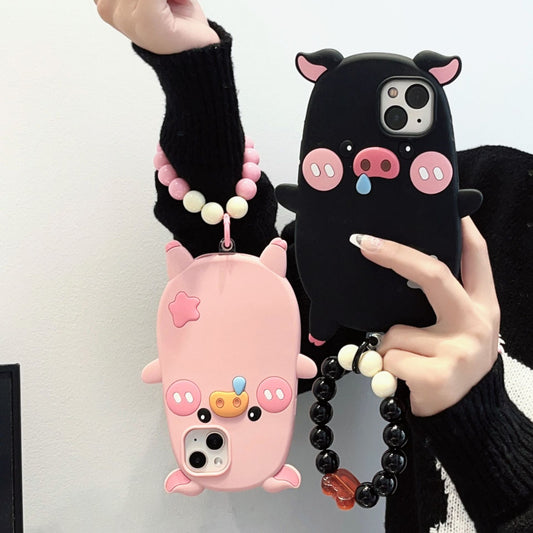 Three-dimensional Pig Phone Case All-inclusive Drop-resistant