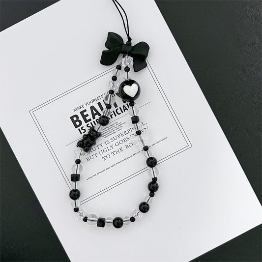 Acrylic Handmade Bow Mobile Phone Lanyard