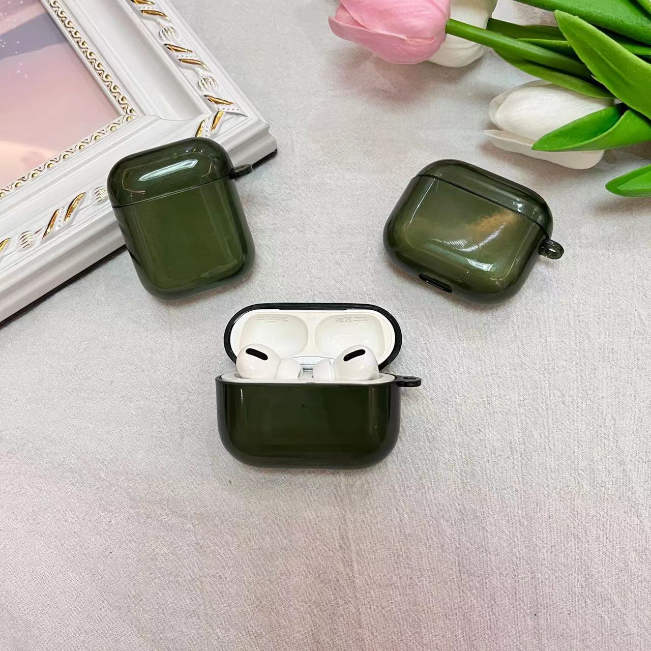 Bluetooth Earphone Cover Transparent TPU Soft Case Headphone Case