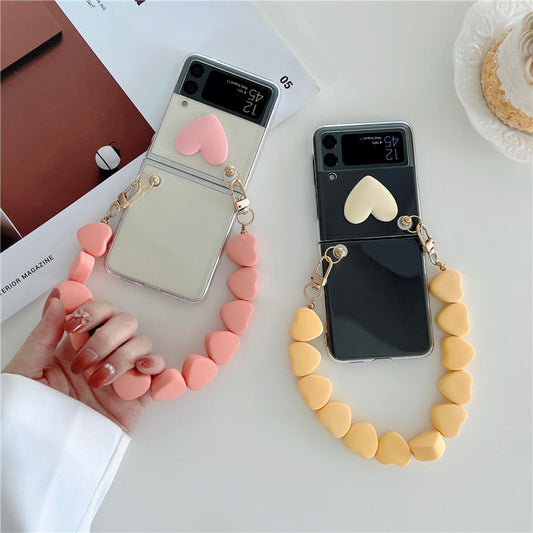 Korean Style Three-dimensional And Yellow Love Chain