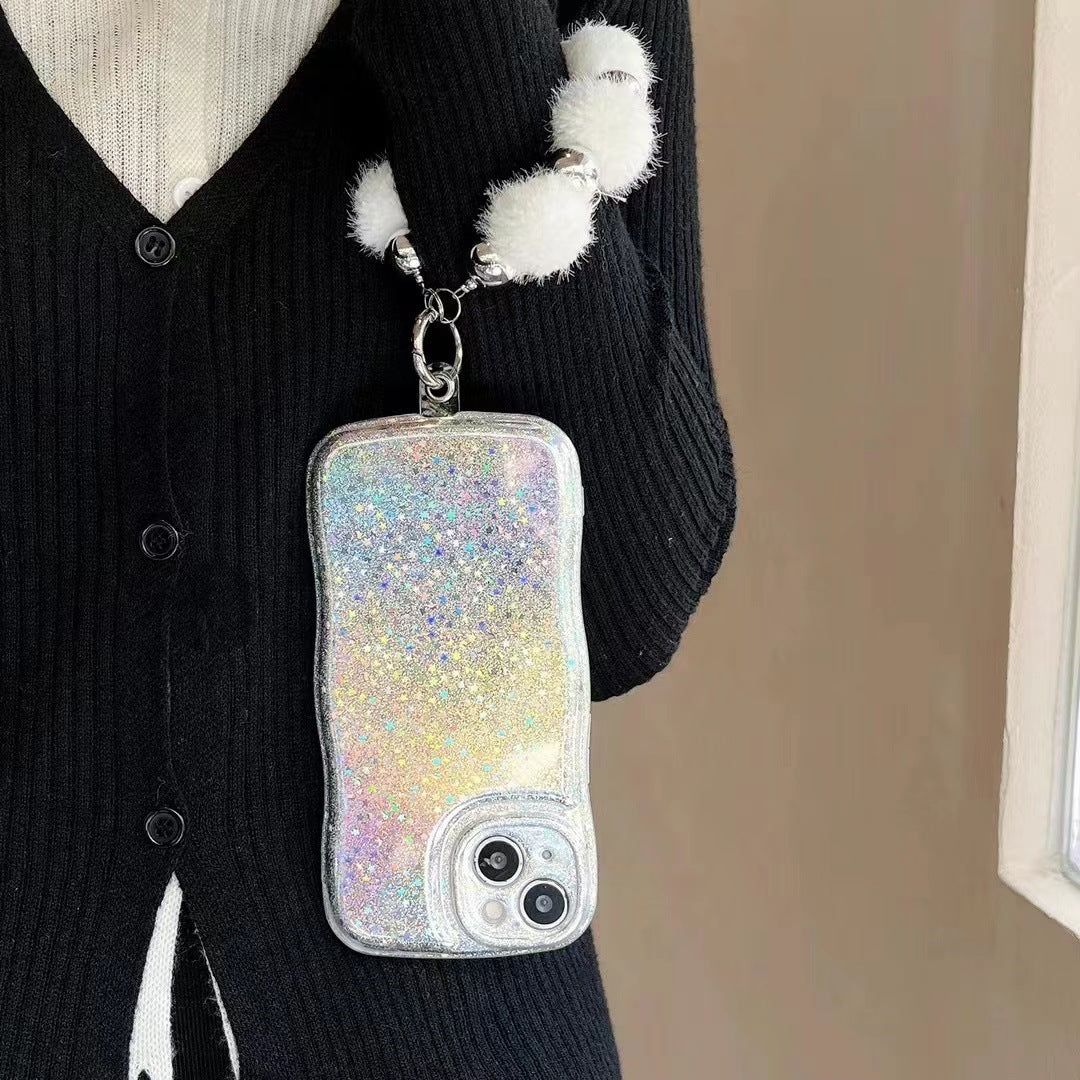 Ins Advanced Star Laser Mobile Phone Case