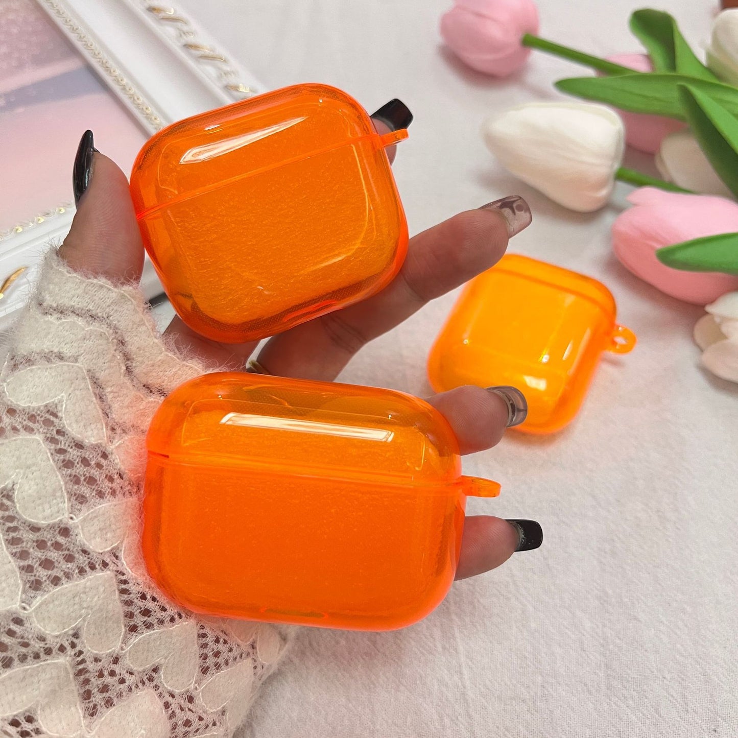 Bluetooth Earphone Cover Transparent TPU Soft Case Headphone Case