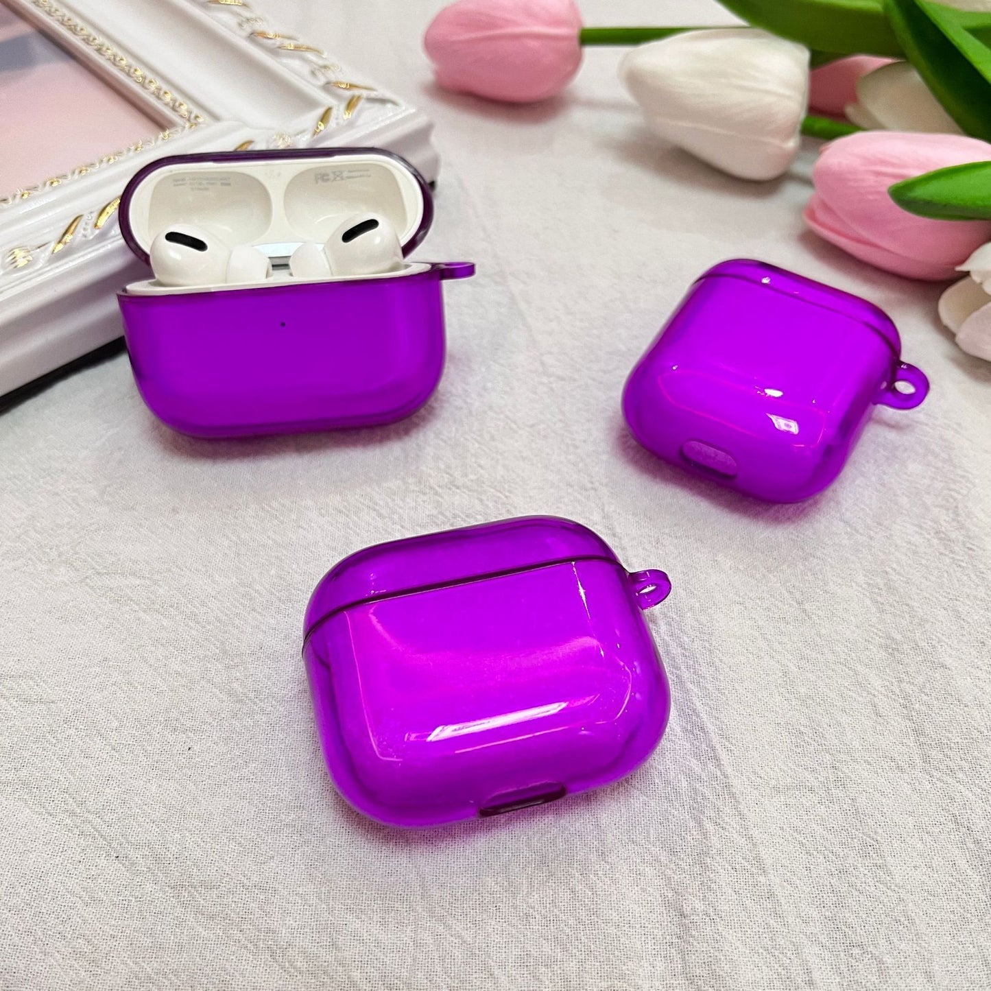 Bluetooth Earphone Cover Transparent TPU Soft Case Headphone Case