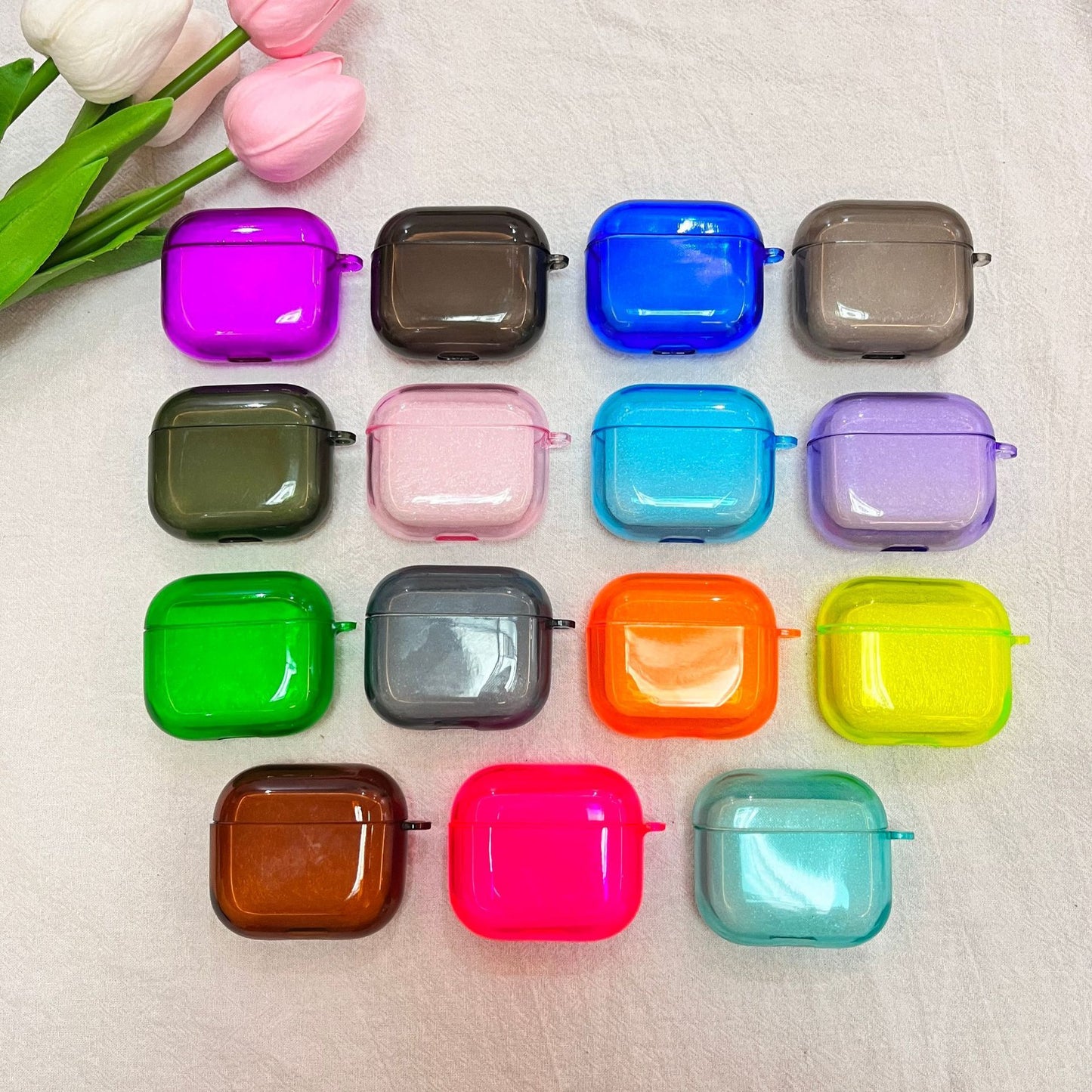 Bluetooth Earphone Cover Transparent TPU Soft Case Headphone Case