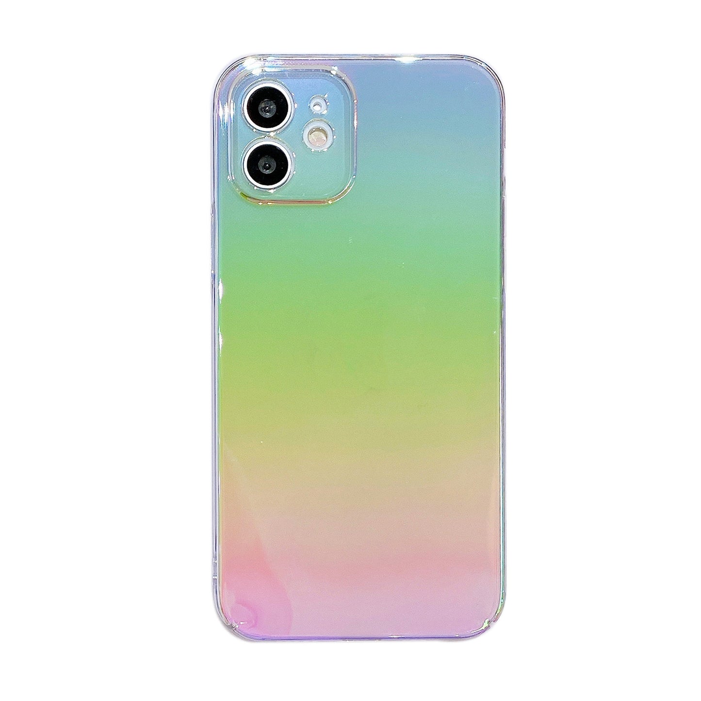 Gradient Color Transparent All-Inclusive PC Phone Case