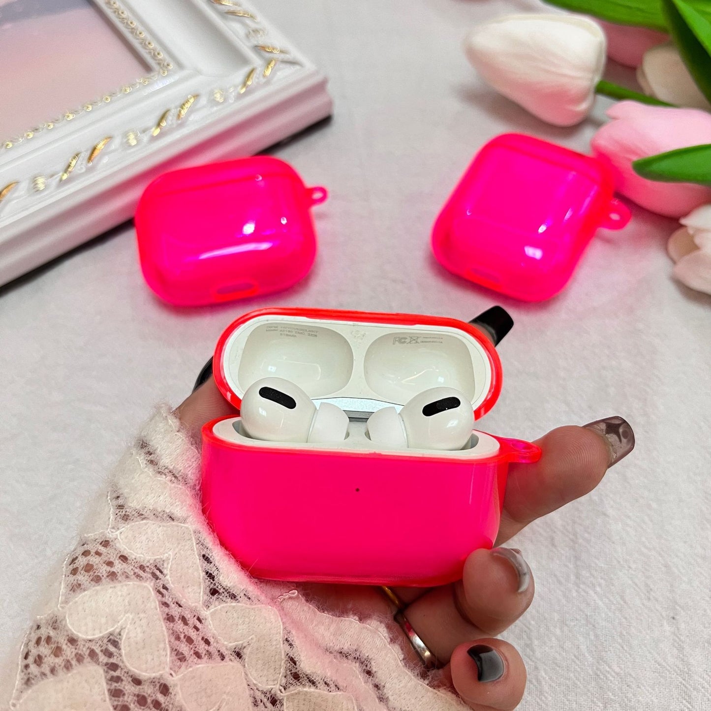 Bluetooth Earphone Cover Transparent TPU Soft Case Headphone Case