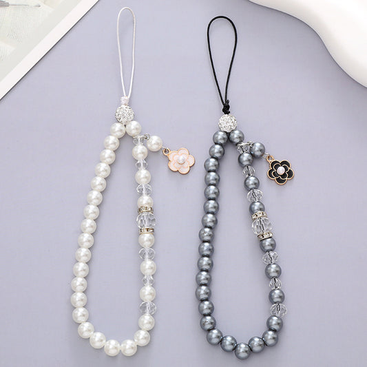 Flower Pendant Mobile Phone Lanyard