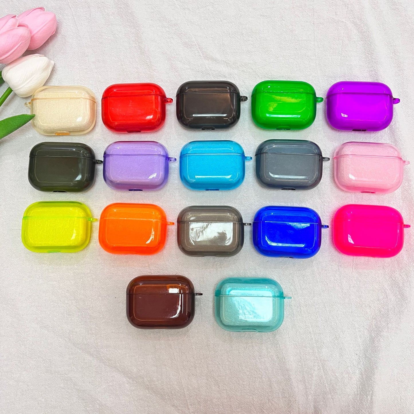 Bluetooth Earphone Cover Transparent TPU Soft Case Headphone Case