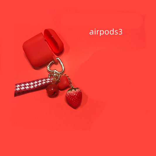 Suitable For Lovers Of Strawberry Headphone Protective Case