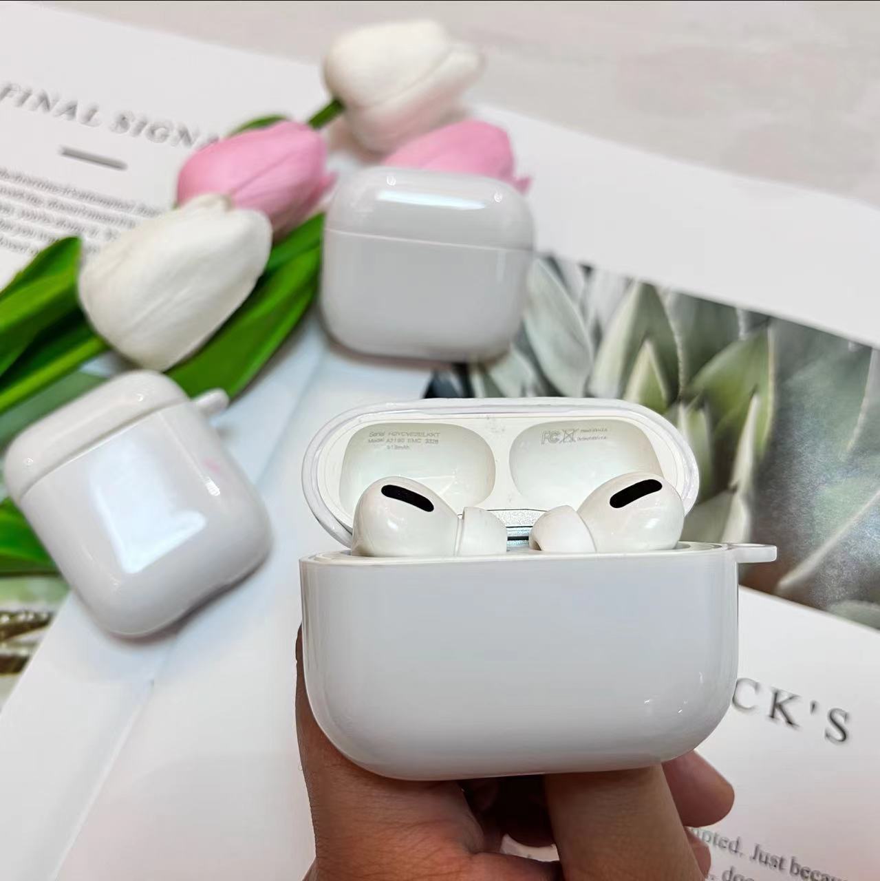 Bluetooth Earphone Cover Transparent TPU Soft Case Headphone Case