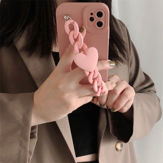 Love Bracelet Mobile Phone Case All-inclusive Lens Soft Shell Anti-drop