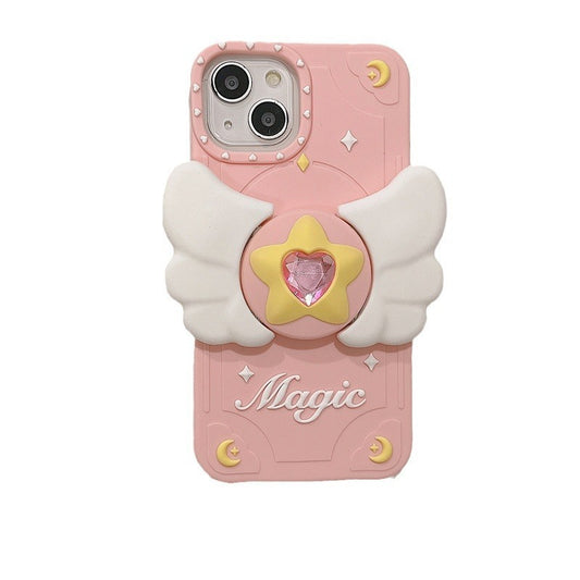 Silicone Phone Case Cute Angel Wings