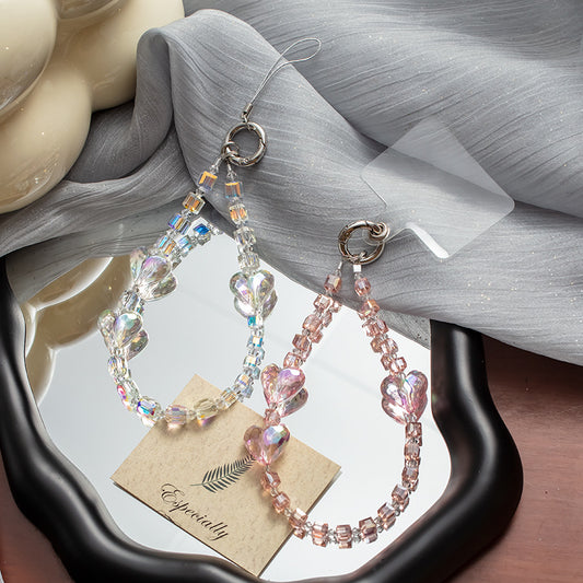 New Mobile Phone Lanyard Love Necklace