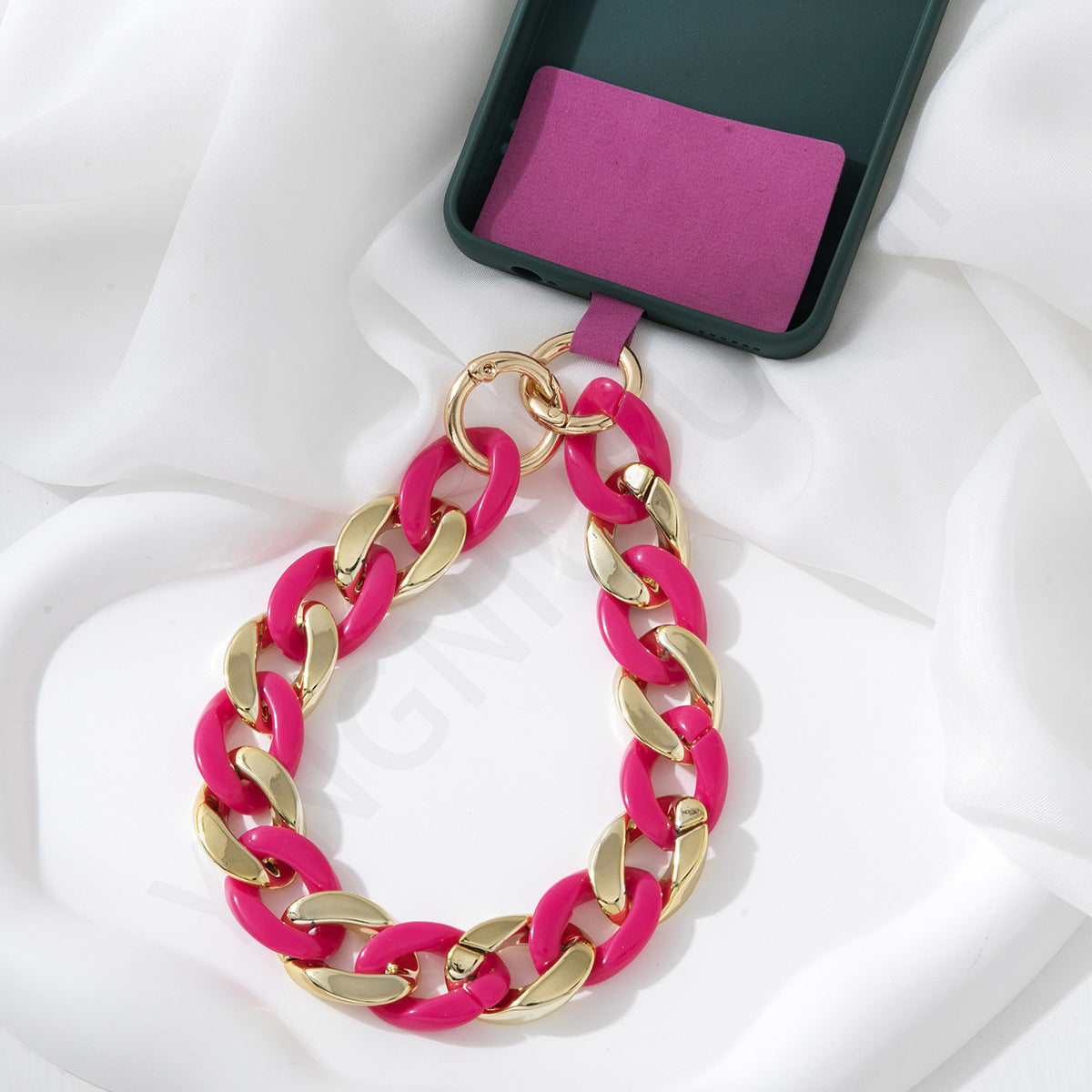 Color Acrylic Phone Case Lanyard