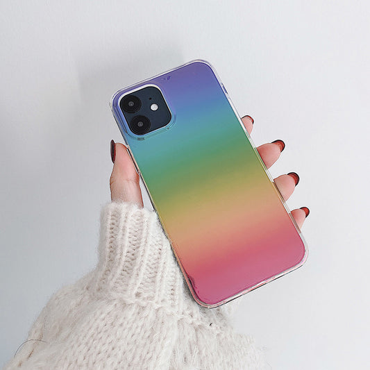 Aurora Laser Transparent Soft Phone Case