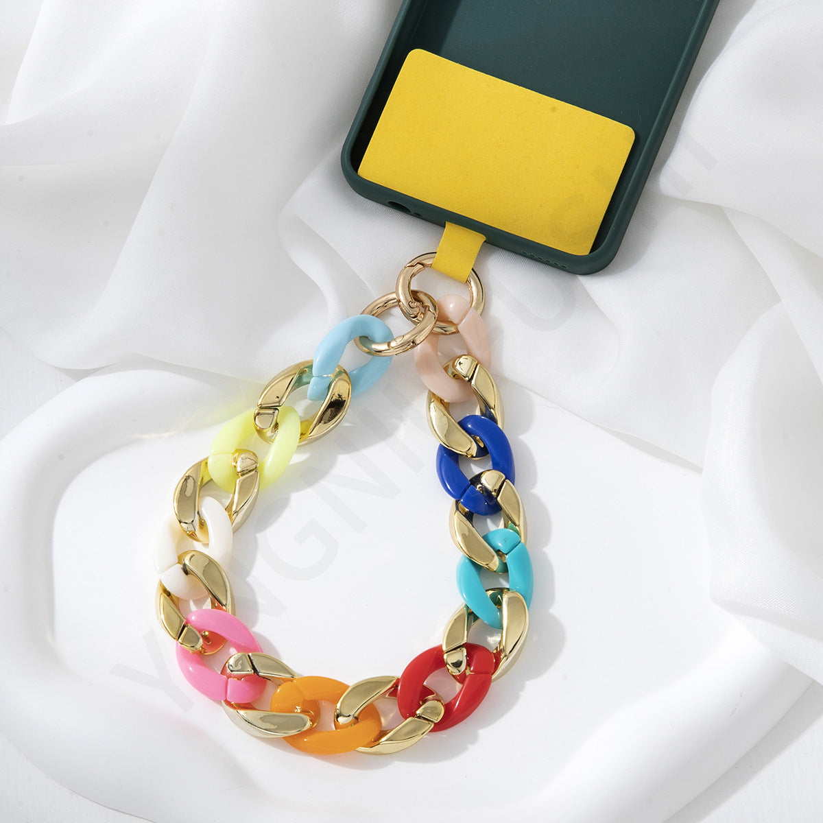 Color Acrylic Phone Case Lanyard
