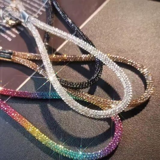 Mobile Phone Wrist Full Diamond Lanyard