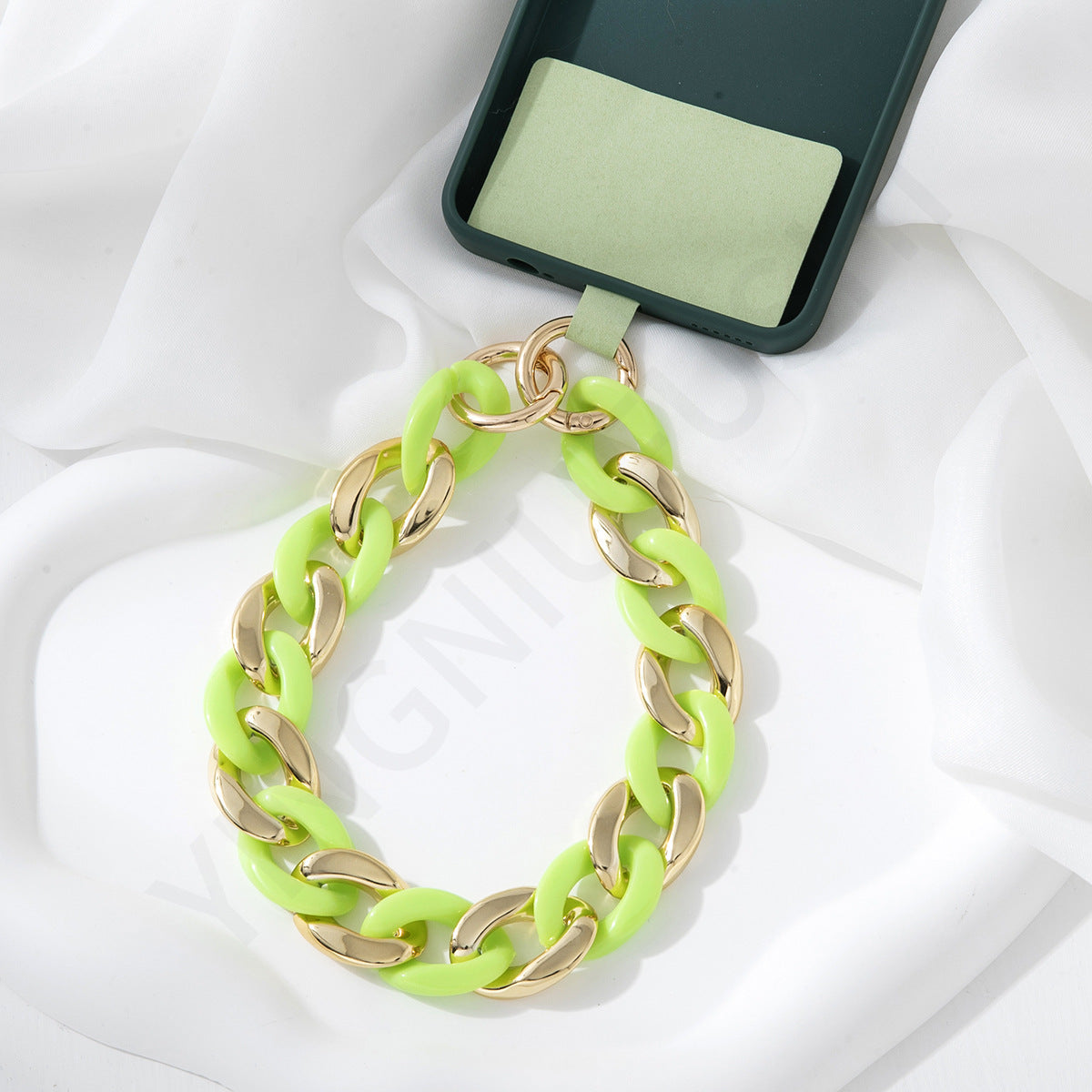 Color Acrylic Phone Case Lanyard
