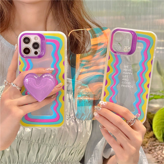 Laser Rainbow Letters For13 Phone Case