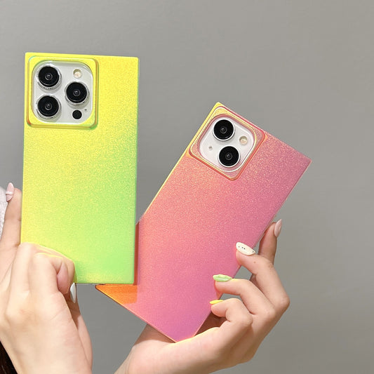 Frosted Laser Square Phone Case