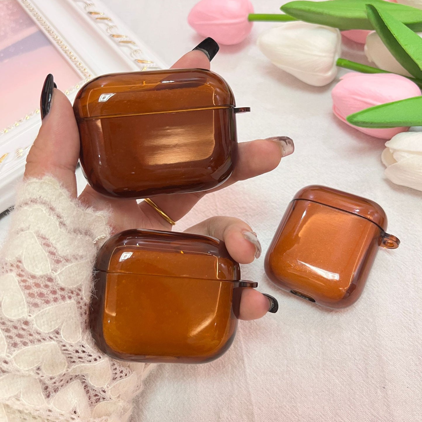 Bluetooth Earphone Cover Transparent TPU Soft Case Headphone Case