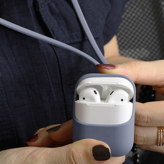 Protective Sleeve Lanyard Earphone Silicone Protective Sleeve